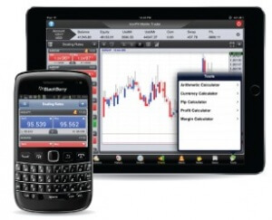 Aplicación IronFX Mobile Trader para hacer trading desde tu movil o tablet